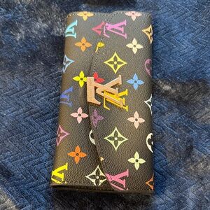 Louis Vuitton Black Multicolor Wallet